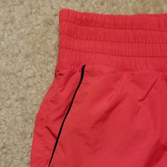 NEW VS Pink High Waist Red Swim Running Shorts - Picture 4 of 8